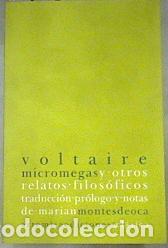 Libros: MICROMEGAS Y OTROS RELATOS FILOSOFICOS - VOLTAIRE