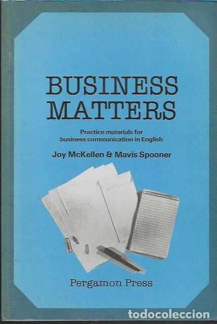 Libri di seconda mano: Business Matters practice materials for business communication in English - Joy Mckellen y Mavis Spo