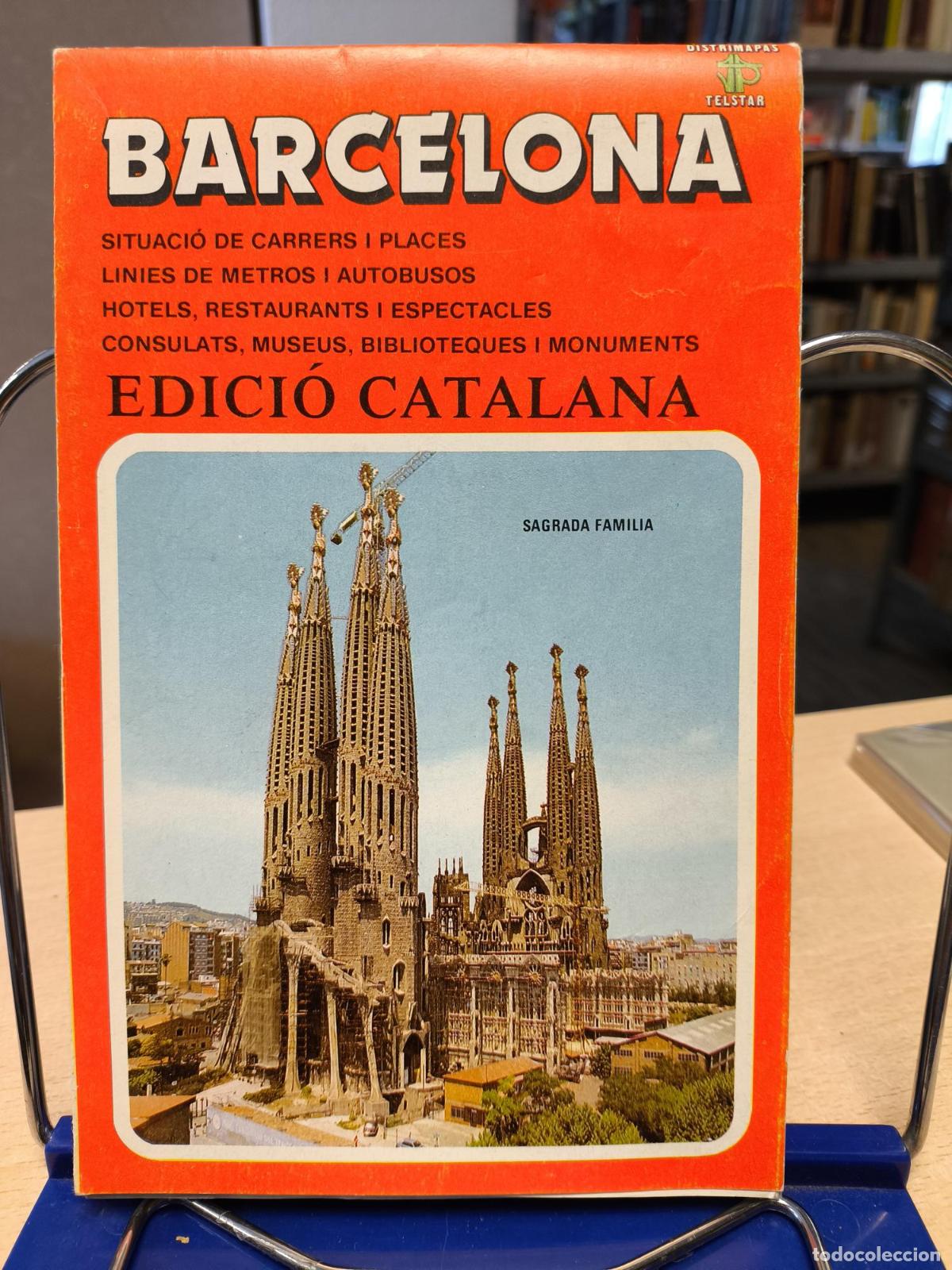 Libros: MAPA CALLEJERO BARCELONA - EDICIO CATALANA TELSTAR 1988 - Vv.aa.
