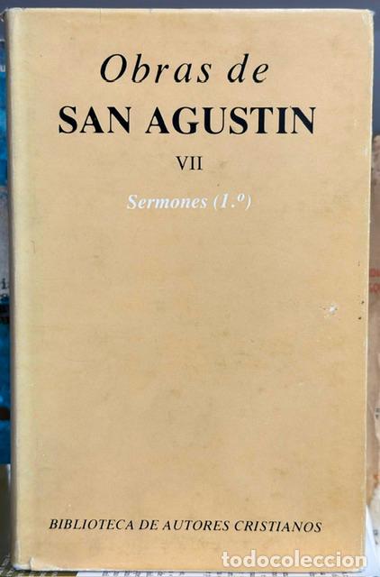 Libros: OBRAS. Tomo VII. SERMONES (1&ordm;). Edici&oacute;n biling&uuml;e - SAN AGUSTIN