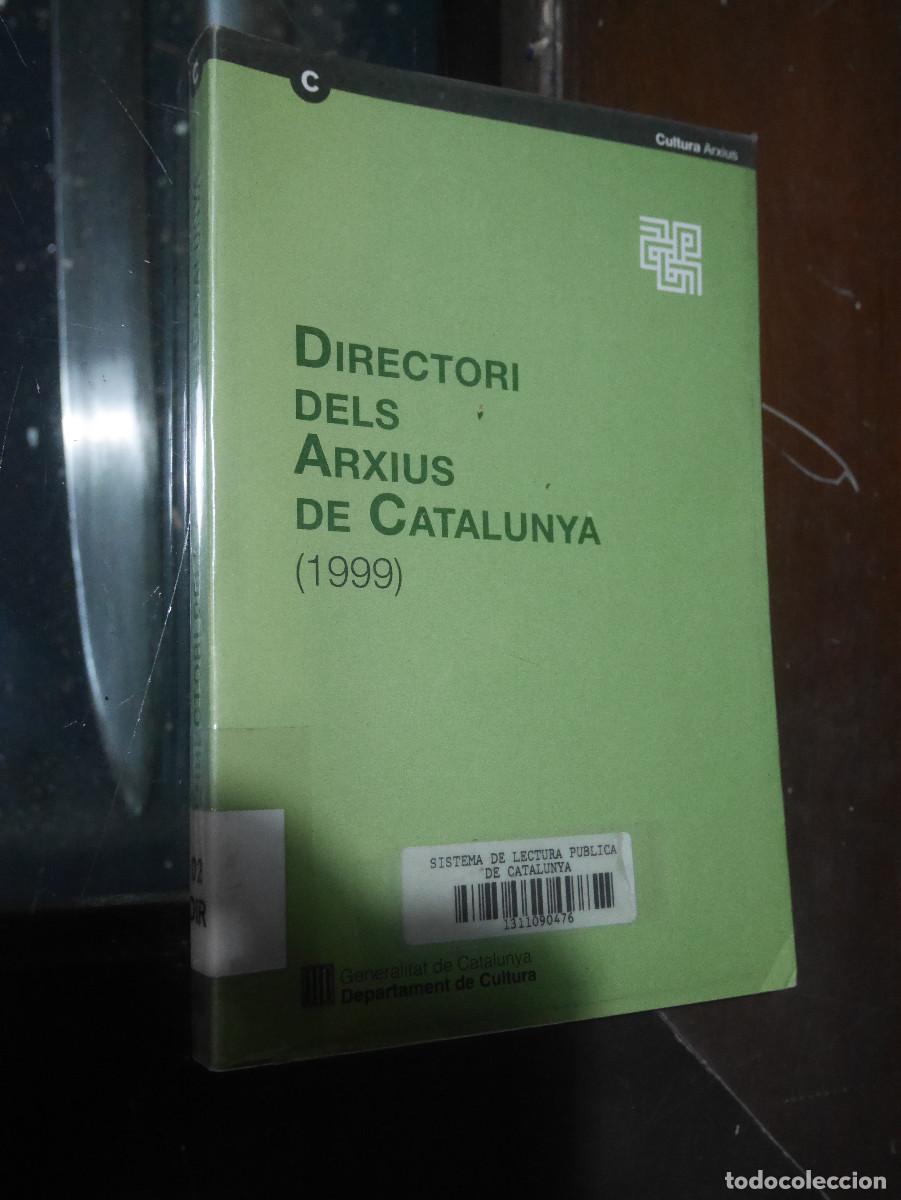 Libros: Directori dels arxius de Catalunya, En Catalan.