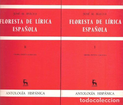 Libros: Floresta lirica espa&ntilde;ola (2 vols ) - Blecua, Jose M