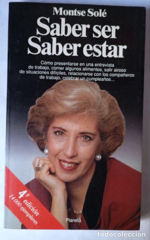 Livres: Saber ser, saber estar - Sol&eacute; Virgili, Montserrat