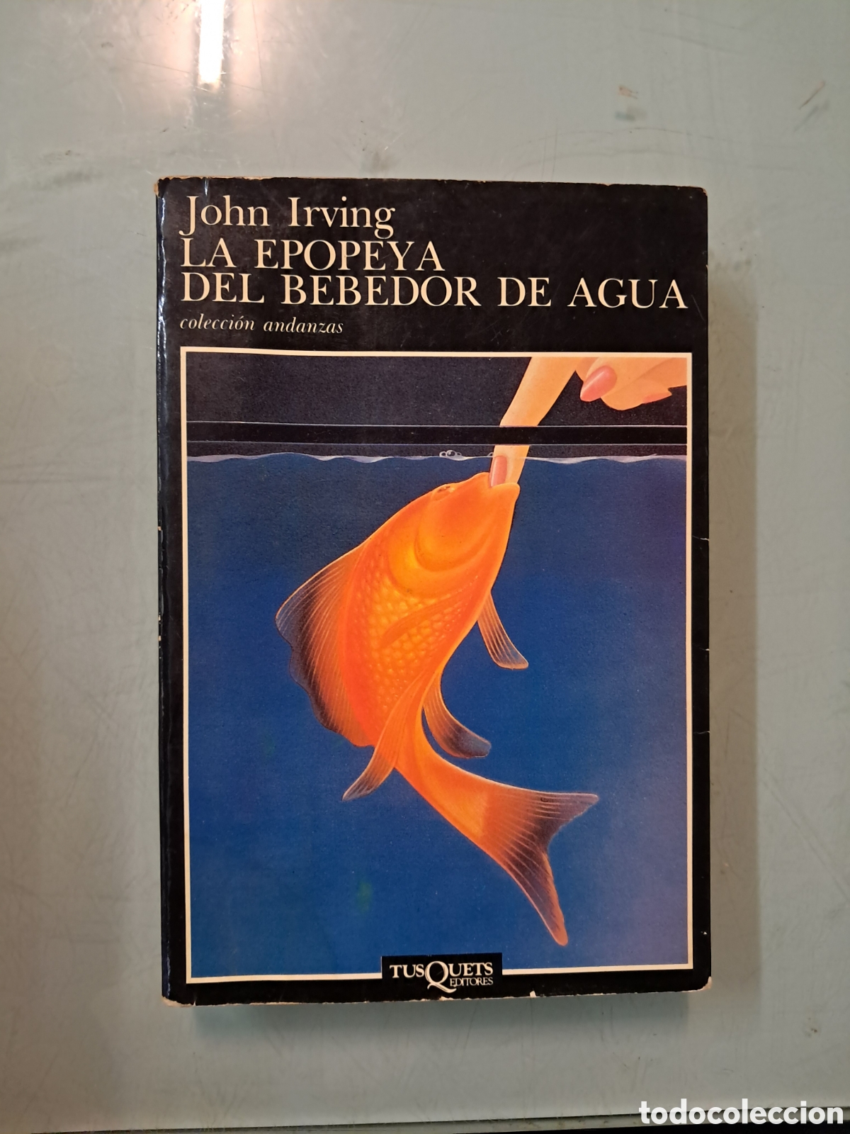 Libros: John Irving, La epopeya del bebedor de agua, Tusquets 88