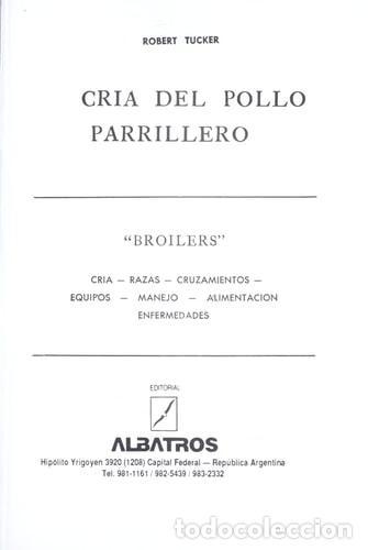 Libros: Cria del Pollo Parrillero (Spanish Edition) - Tucker - Tucker - Foto 1
