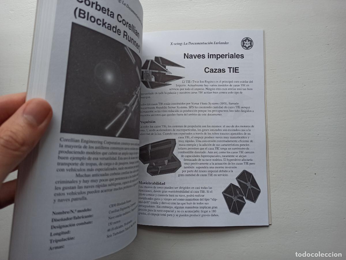 Libros: La documentaci&oacute;n Farlander - Star Wars X Wing - Foto 5