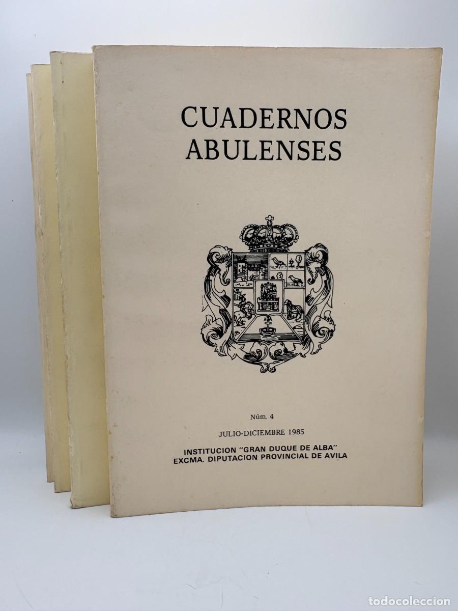 Livres: Cuadernos Abulenses (Lote de 4 n&uacute;meros) - Instituci&oacute;n Gran Duque de Alba - Tiradas cortas