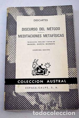 Libros: DISCURSO DEL METODO / MEDITACIONES METAFISICAS