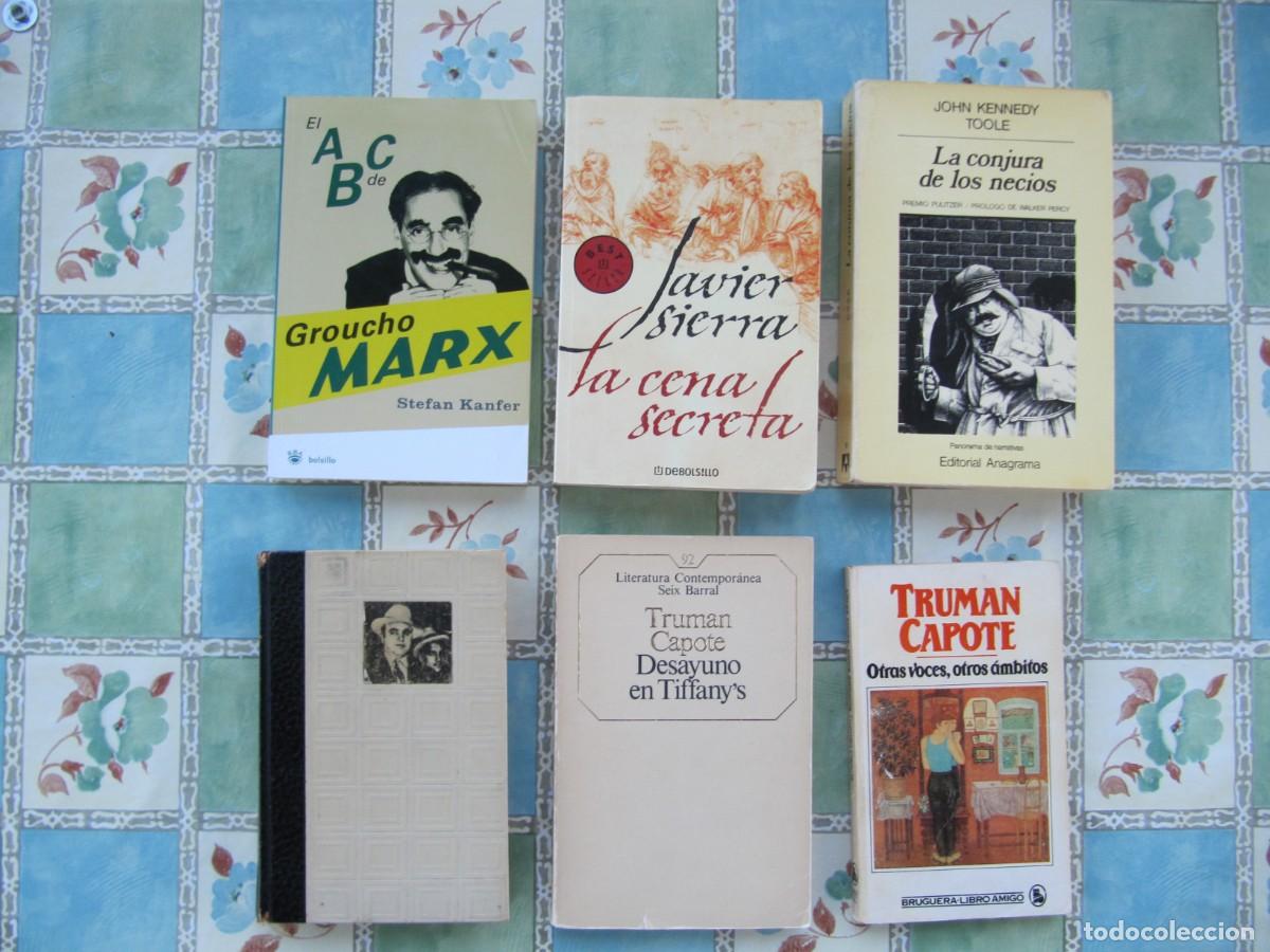 Libros: LOTE DE LIBROS - GROUCHO MARX - JAVIER SIERRA - CAPOTE - JK TOOL - HISTORIA DEL BANDIDAJE