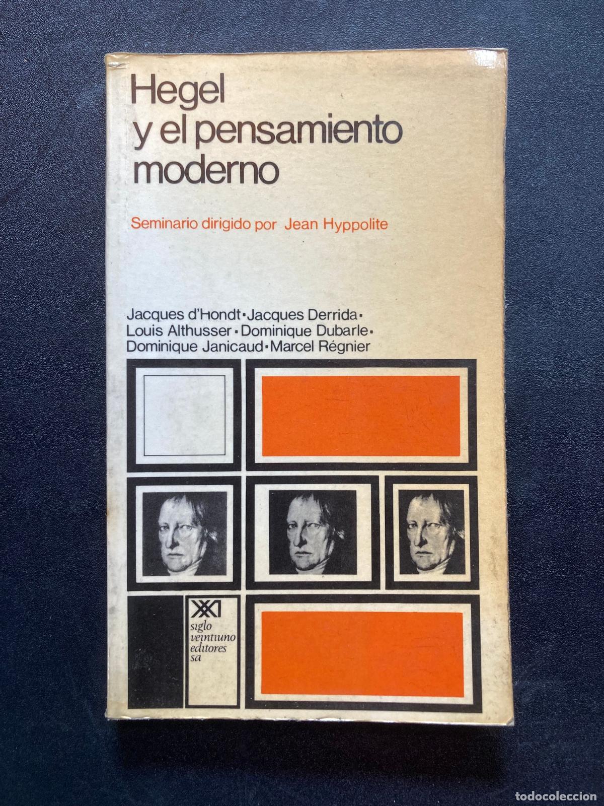 Libros: Jean Hippolite (dir.) - Hegel y pensamiento moderno