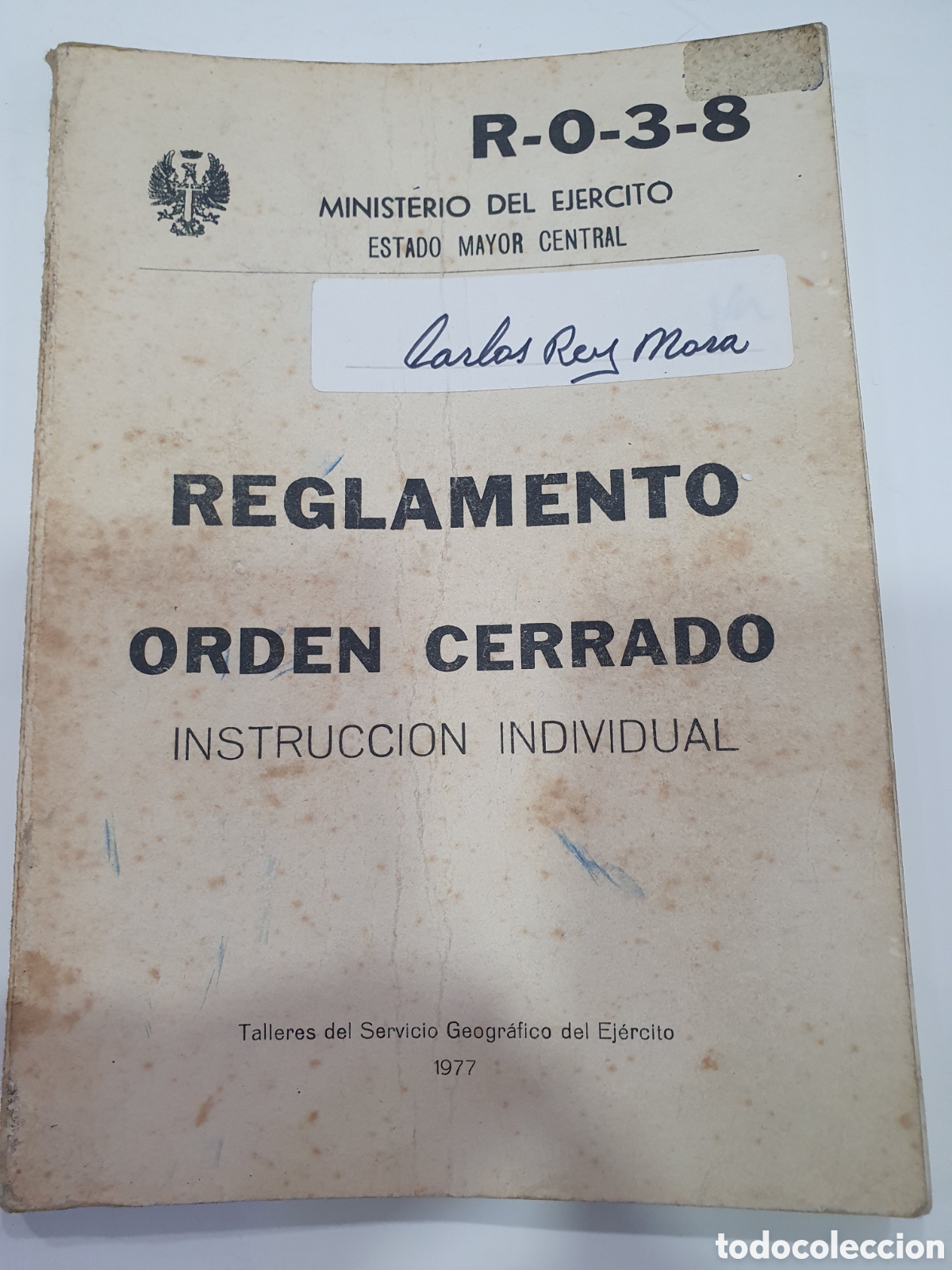 Libros: Libro Reglamento Orden Cerrado. Instrucci&oacute;n individual. (L131)