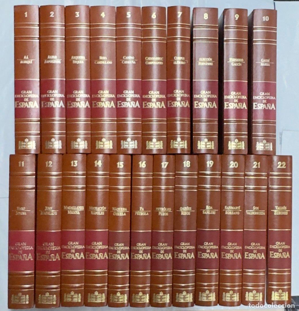 Libros: GRAN ENCICLOPEDIA DE ESPA&Ntilde;A. 22 VOLUMENES.