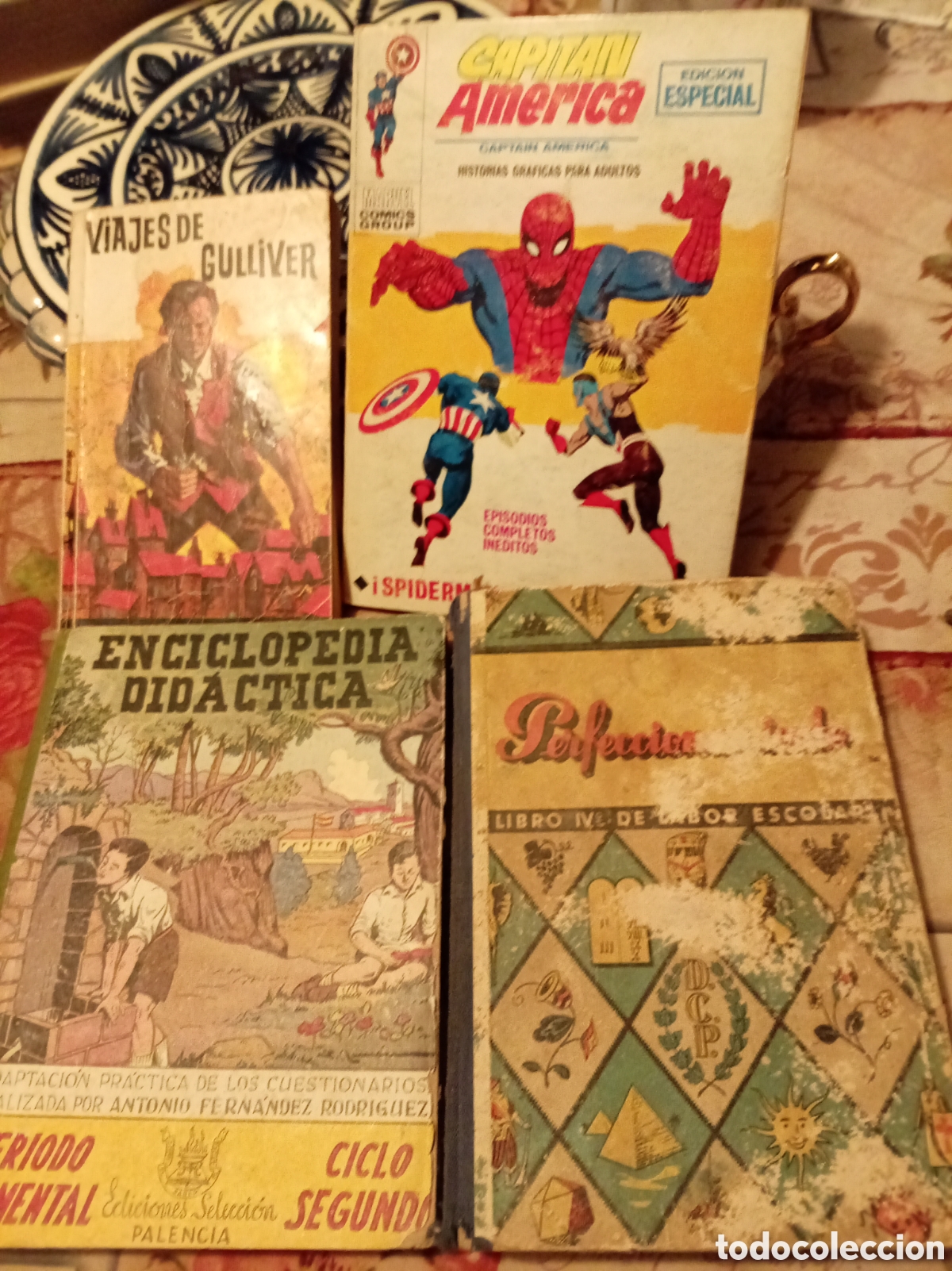 books: Lote 4 libros antiguos