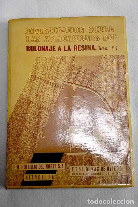 Libros: Investigaci&oacute;n sobre las aplicaciones del bulonaje a la resina