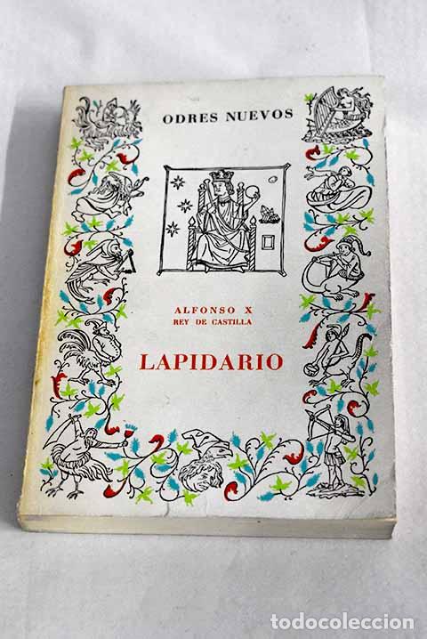 books: Lapidario: Alfonso X..- Alfonso X.