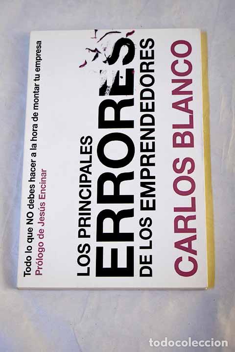 Libros: Los principales errores de los emprendedores.- Blanco, Carlos