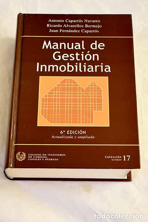 Livros em segunda m&atilde;o: Manual de gesti&oacute;n inmobiliaria.- Caparr&oacute;s Navarro, Antonio