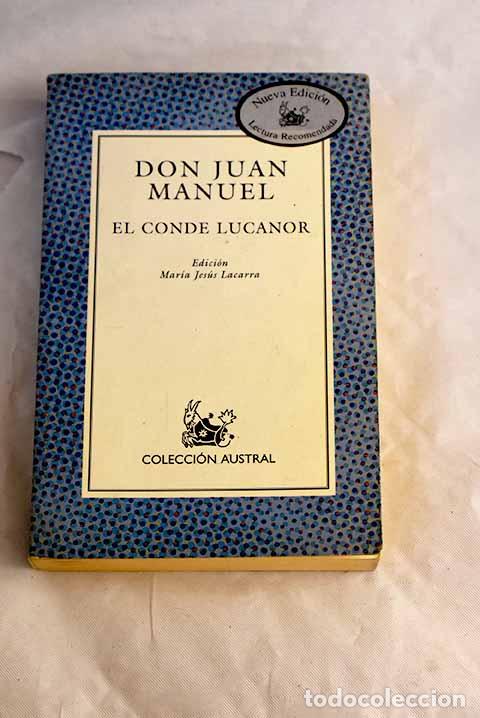 Livros em segunda m&atilde;o: El conde Lucanor: Don Juan Manuel.- Don Juan Manuel