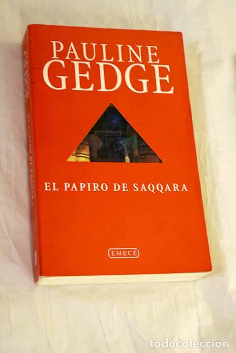 Libros: El papiro de Saqqara.- Gedge, Pauline