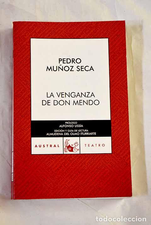 Libros: La venganza de Don Mendo.- Mu&ntilde;oz Seca, Pedro