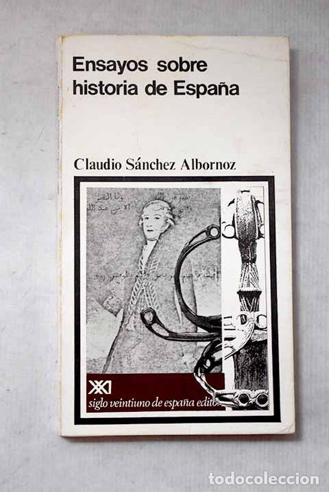 Libros: Ensayos sobre historia de Espa&ntilde;a.- S&aacute;nchez-Albornoz, Claudio