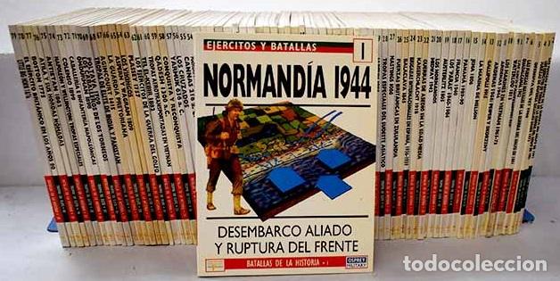 Libros: Colecci&oacute;n Ej&eacute;rcitos y batallas. Colecci&oacute;n completa