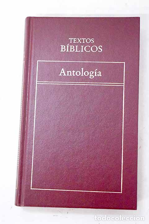 Libros: Textos b&iacute;blicos: antolog&iacute;a