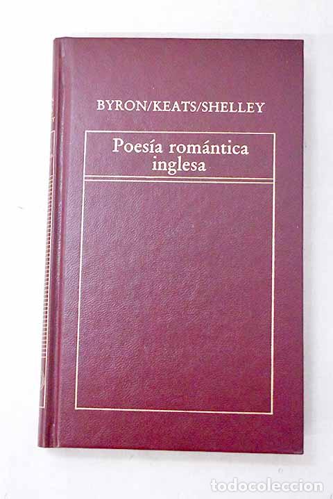Libros: Poes&iacute;a rom&aacute;ntica inglesa