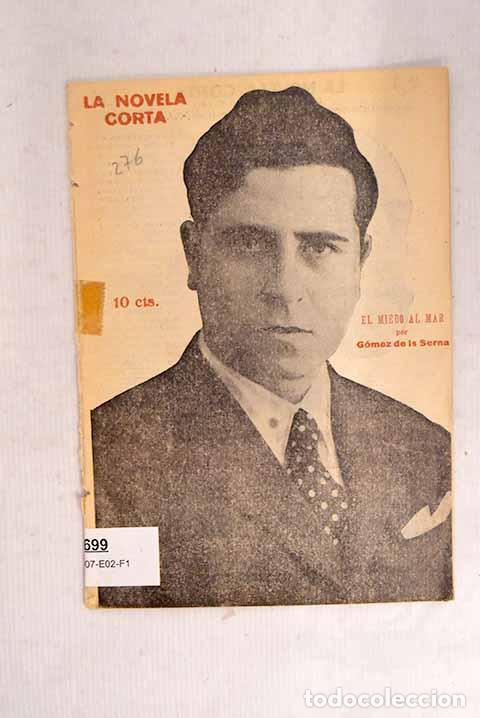 books: Miedo al mar: novela in&eacute;dita.- G&oacute;mez de la Serna, Ram&oacute;n