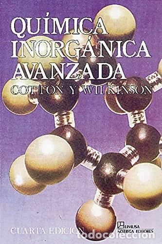 books: Qu&iacute;mica Inorg&aacute;nica Avanzada- 9789681817954