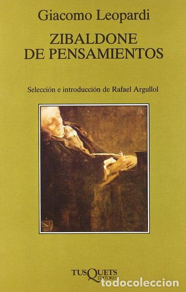 books: Zibaldone de pensamientos- 9788472231276