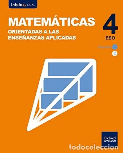 Livres: Inicia Matem&aacute;ticas orientadas a las ense&ntilde;anzas aplicadas 4.&ordm; ESO. Libro del a...- 9788467394238