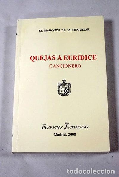 Livres: Quejas a Eur&iacute;dice- 9788493088644