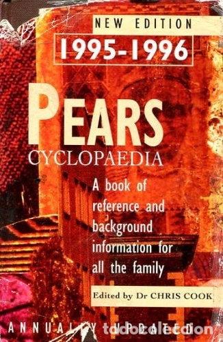 Libros: Pears Cyclopaedia- 9780720720525