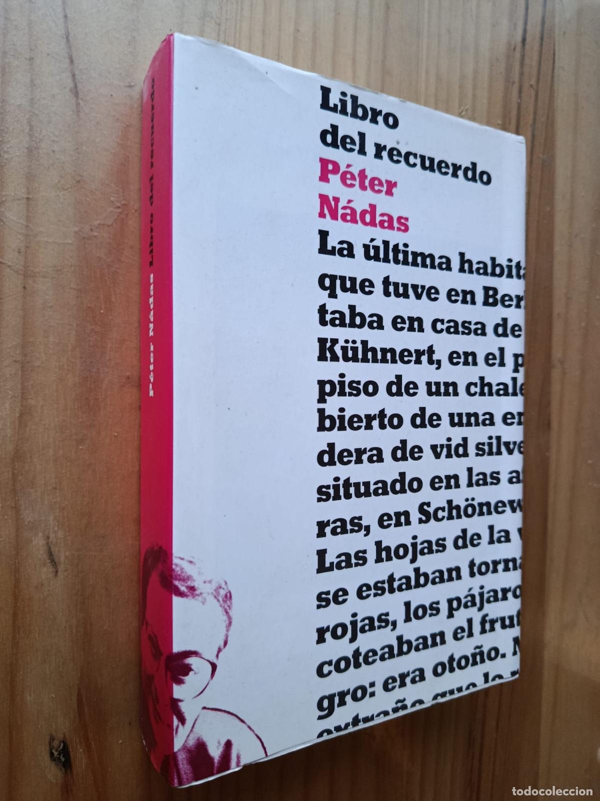 Libros: LIBRO DEL RECUERDO - P&eacute;ter N&aacute;das - Foto 1