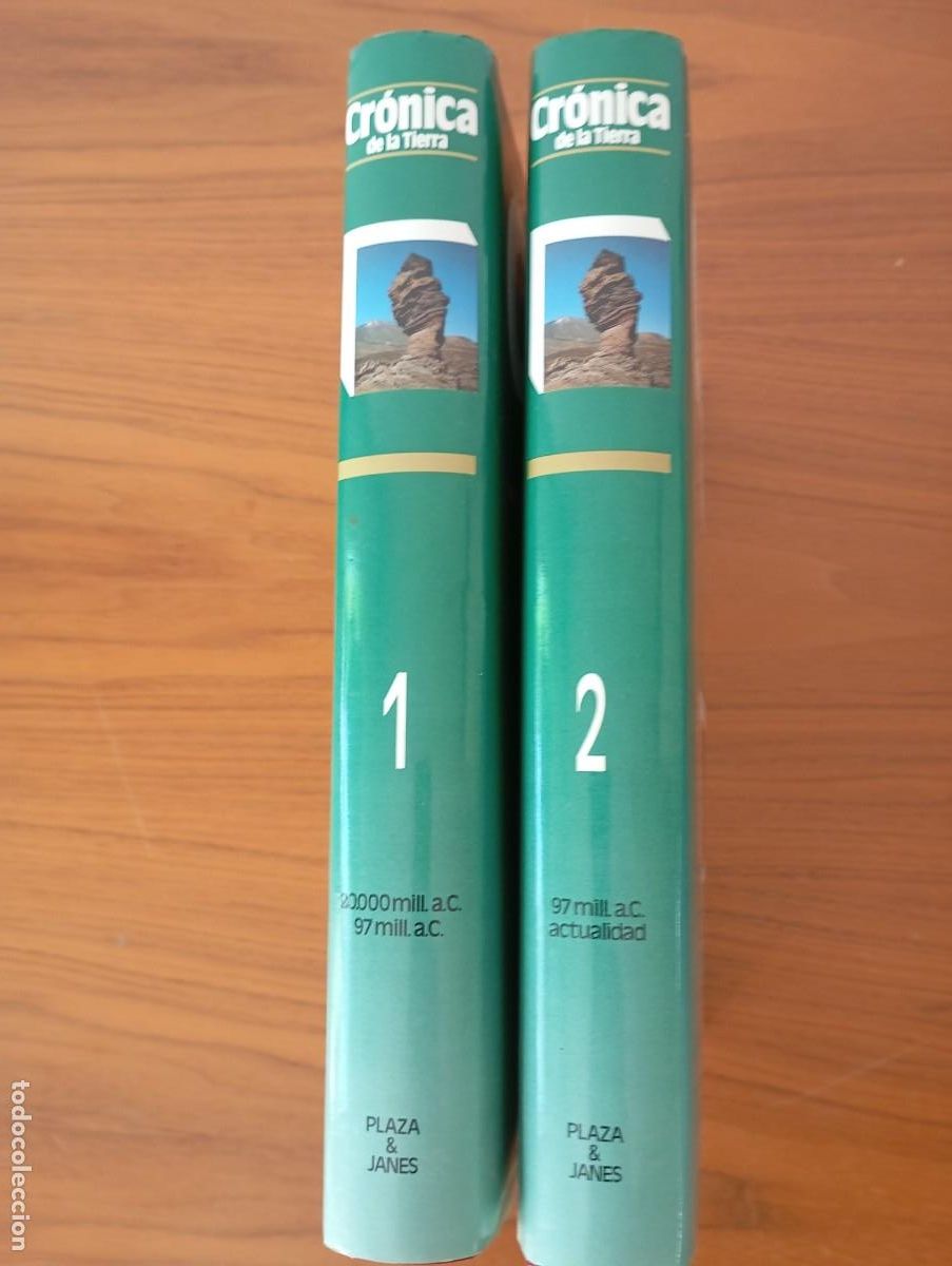 Libros: CRONICA DE LA TIERRA - PLAZA JANES. 2 TOMOS - Foto 1