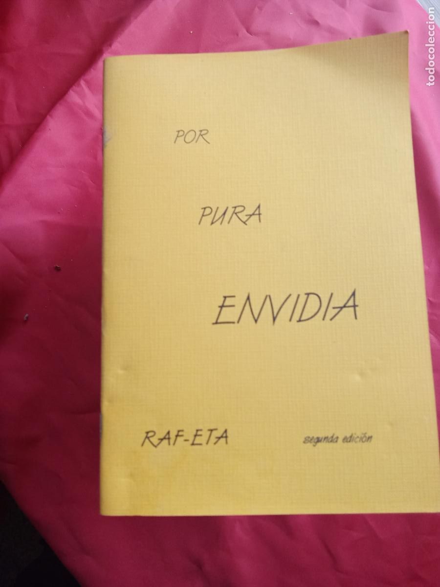 Libros: Por pura envidia. Raf-eta L.3858-794