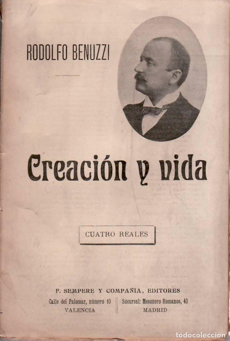 Libros: BENUZZI, Rodolfo.- - Creaci&oacute;n y vida. Prefacio de V. Mart&iacute;nez Roca.