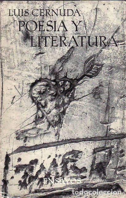 books: CERNUDA, Luis.- - Poes&iacute;a y literatura.