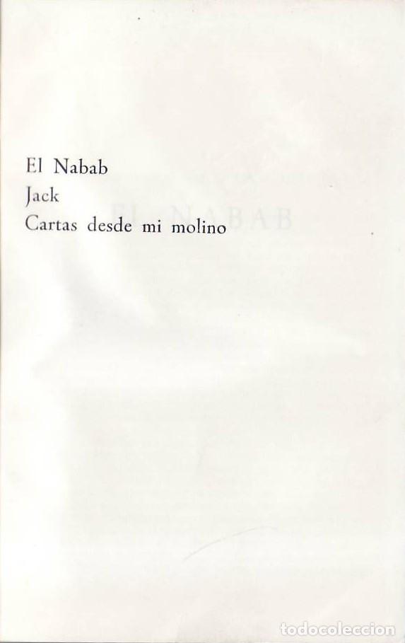 books: DAUDET, Alfonso.- - Obras estelares: El Nabab. Jack. Cartas desde mi molino.