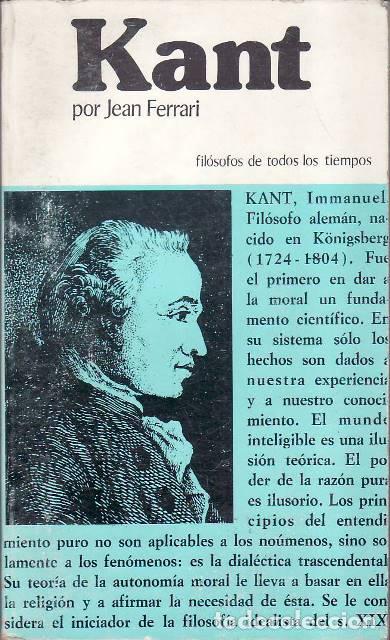 books: FERRARI, Jean.- - Kant o la invenci&oacute;n del hombre.