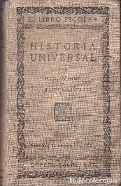 Livros em segunda m&atilde;o: LAVISSE, Ernesto.- - Historia universal. Versi&oacute;n espa&ntilde;ola, adaptaci&oacute;n y numerosas adiciones de J. De