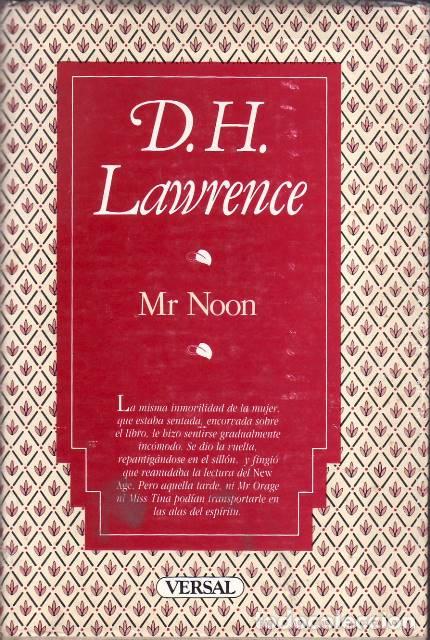 Libri di seconda mano: LAWRENCE, D. H.- - Mr. Noon. Novela. Traducci&oacute;n de Jordi Fibla.