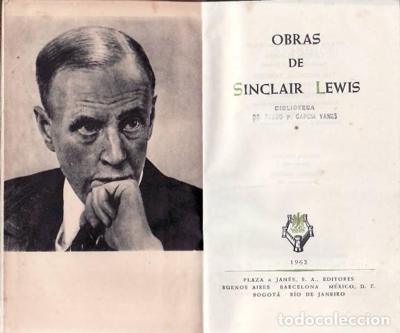 B&uuml;cher: LEWIS, Sinclair.- - Obras (Gideon Planish - Los padres pr&oacute;digos - Bethel Merriday - Ana Vickers).