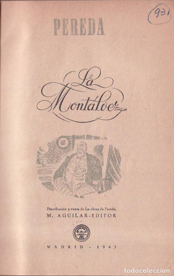 B&uuml;cher: PEREDA, Jos&eacute; M&ordf; de.- - La mont&aacute;lvez. Obras Completas tomo XIII.
