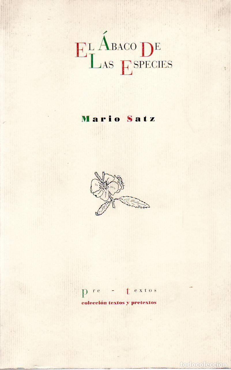 Livros em segunda m&atilde;o: SANTZ, Mario.- - El &aacute;baco de las especies (es una reflexi&oacute;n polif&oacute;nica sobre esa convergencia de sab