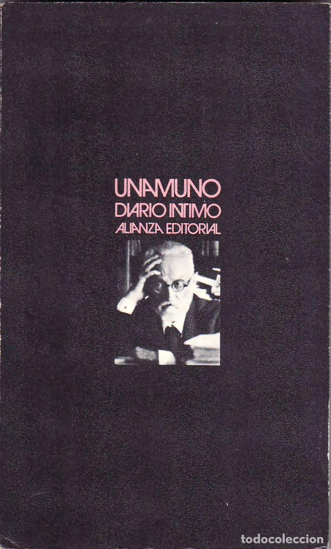 B&uuml;cher: UNAMUNO, Miguel de.- - Diario &iacute;ntimo. Con una Nota de los editores.