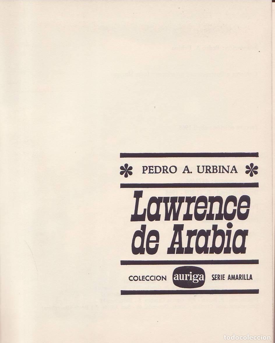 Libri di seconda mano: URBINA, Pedro Antonio.- - Lawrence de Arabia.