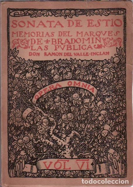 Libros: VALLE INCLAN, Ram&oacute;n del.- - Memorias del marqu&eacute;s de Bradom&iacute;n. Sonata de est&iacute;o.
