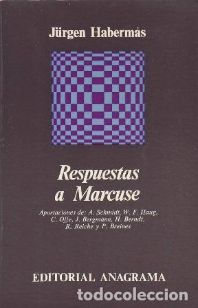 Libri di seconda mano: HABERMAS, J&uuml;rgen.- - Respuestas a Marcuse.